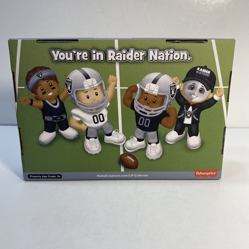 Las Vegas Raiders Fisher Price Little People Special Edition Series 1 NEW IN BOX - Picture 2 of 5